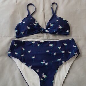 SPLENDID 2 PIECE BIKINI IN FLAMINGO PRINT M